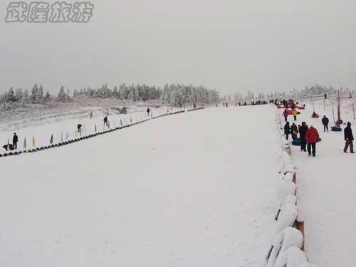 仙女山滑雪