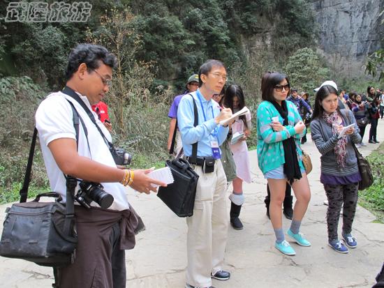 泰國(guó)20多家媒體聚焦武隆縣旅游