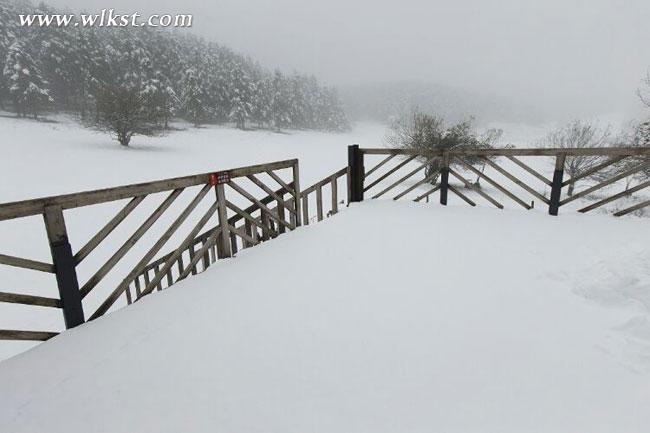 武隆仙女山再降大雪 積雪期即將到來