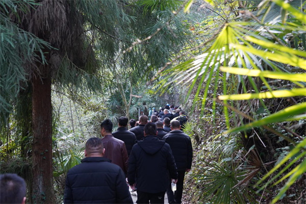 天生三橋考察團游覽天生三橋